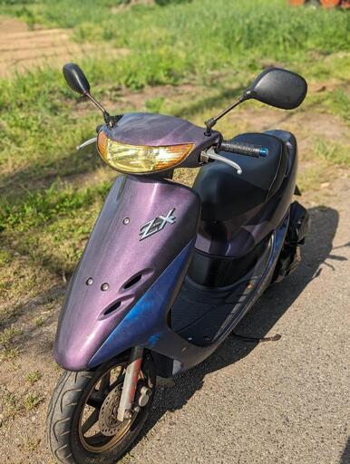 バッテリー新品ライブディオZX　ZXエンジン！セルキック始動！柏市より！レストアベースに？