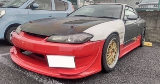 S15 シルビア 格安Vertex フロントバンパー カナード サイドステップ 格安