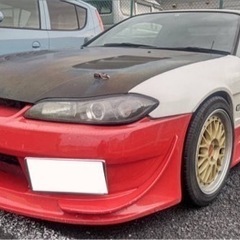 S15 シルビア Vertex フロントバンパー カナード サイ...