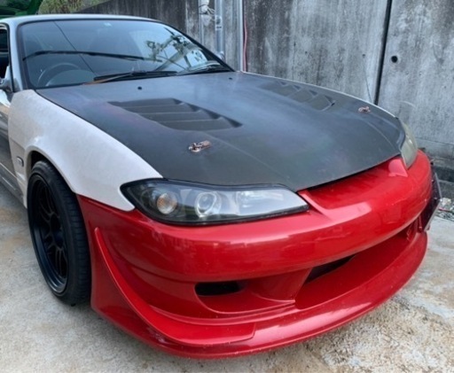 S15 シルビア 格安Vertex フロントバンパー カナード サイドステップ 格安