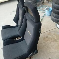 商談中 レカロシート 中古 2脚セット セミバケットシート
