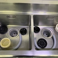 2槽シンク 1200x600x800(+150)