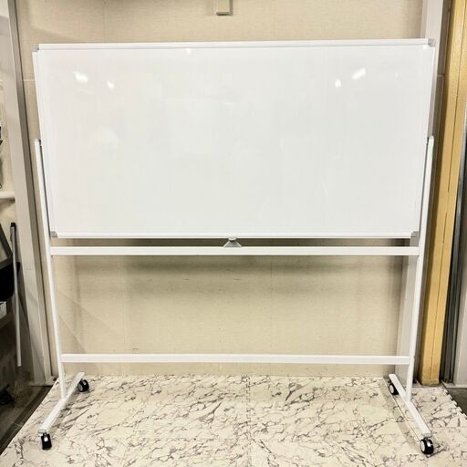 H 17937   両面ホワイトボード   ◆大阪市内・東大阪市他 6,000円以上ご購入で無料配達いたします！◆ ※京都・高槻・枚方方面◆神戸・西宮・尼崎方面◆生駒方面、大阪南部方面　それぞれ条件付き無料配送あり！