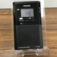 東芝 FM/AMポケットラジオ 2022年製 TY-SCR5