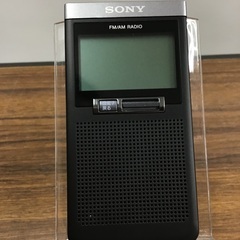 SONY FM/AMポケットラジオ 2017年製 SRF-…