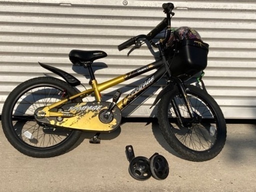取引中　自転車　18インチ　スタンドなし美品