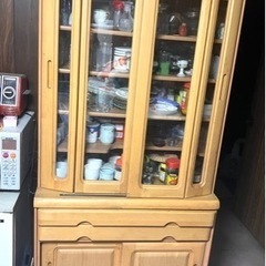 【ネット決済】レトロな　食器棚