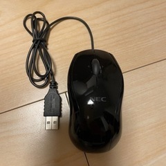 NEC 有線マウス　ブラック