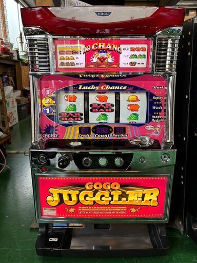 【愛品倶楽部柏店】北電子 ゴーゴージャグラーKK 5号機 ノーマル スロット実機