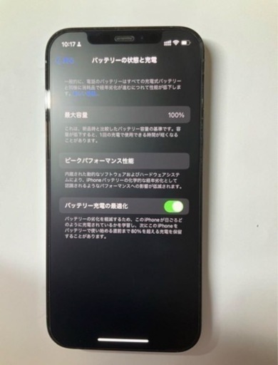 iPhone 12 pro パシフィックブルー 256GB バッテリー100%