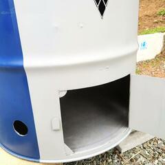 ドラム缶200l 焼却炉　配達設置します。