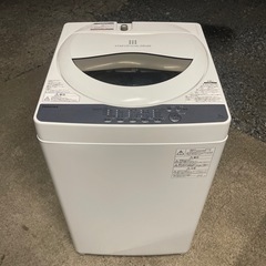 東芝　洗濯機　AW-5G6W 2019年製
