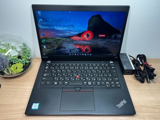 お買い得美品〉0489 Thinkpad X390　FHD　カメラ　第８世代　ノートパソコン　Win11　office2021