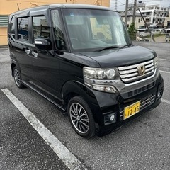 【ネット決済】NBOXカスタムGターボパッケージ希少4WD 走行...