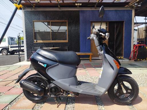 【ご成約】★大分県大分市発★ スズキ レッツ4 黒 始動、走行動画あり ご成約】☆大分県大分市発☆ スズキ レッツ4 黒 始動、走行動画