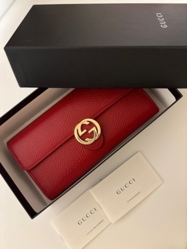 美品☆GGインターロッキング財布