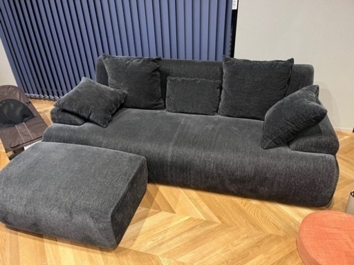 大川家具3人掛けソファ