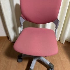 オフィス　椅子　学習椅子　ピンク