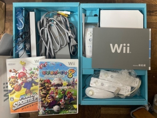 Wii本体＋カセット3枚