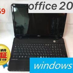 Fujitsu ノートパソコンoffice2019認証済み　MO...