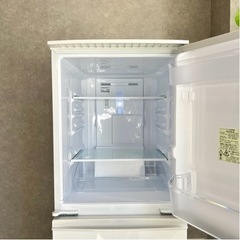 ☑︎ご成約済み? SHARP 一人暮らし冷蔵庫 137L✨ 木目調ホワイト?