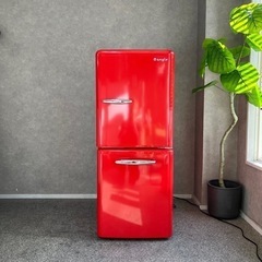 ☑︎ご成約済み🤝 e angle レトロ調📮　一人暮らし冷蔵庫 149L✨