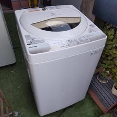 美品 TOSHIBA 洗濯機2015年製造 ５kg 風乾燥機能付き。