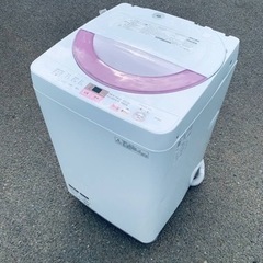 ️ SHARP 電気洗濯機　【2017年製】ES-GE6A-P