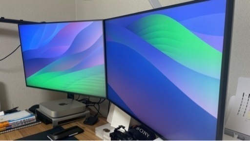モニターディスプレイDELL U2421E × 2 \u0026　ErGear PCモニタアーム 2画面
