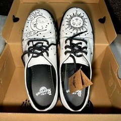 ドクターマーチン 1461 COSMIC white UK⑨ 3ホールシューズ