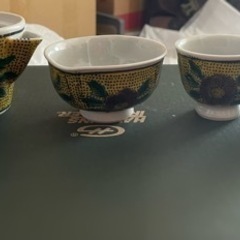 九谷焼茶具のセット