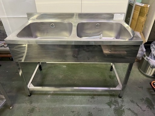 azuma2槽シンク1200x600x800