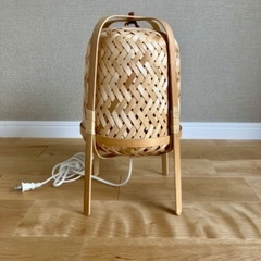 【5/30まで】IKEA竹製テーブルランプ　KNIXHULT/ク...