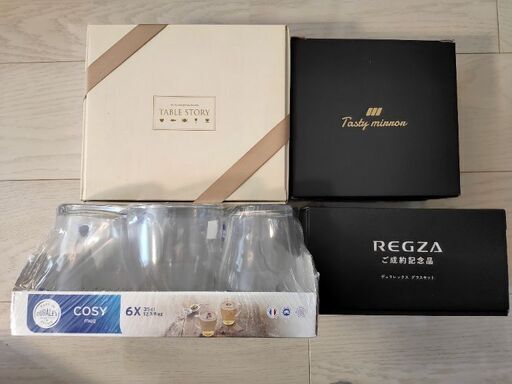 【値下げ】新品未使用 グラス タンブラー 4点セット
