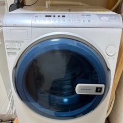 SHARPプラズマクラスターイオンコートドラム式全自動洗濯乾燥機