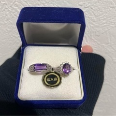 アメジスト　紫水晶　リング　指輪
