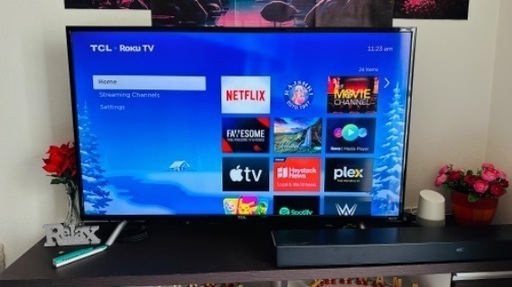 TCL 50 インチ 4K Roku TV。米国モデル。即時入手可能。