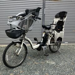 【ネット決済】幼児2人同乗可能な電動アシスト自転車（前後輪タイヤ...