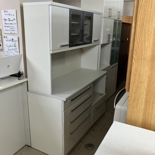 K2405-853 AYANO CRAFT キッチンボード ホワイト/シルバー キズ汚れ有り
