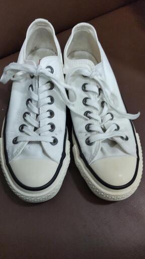 CONVERSE スニーカー  白   MADE IN JAPAN  24、5cm