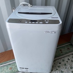 シャープ 洗濯機 6.0kg  ES-GE6D  2020年製