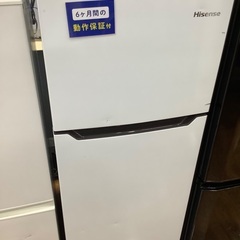 Hisense 2ドア冷蔵庫です！