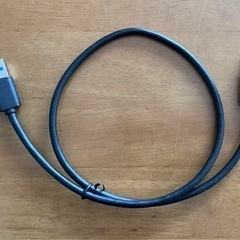 USBケーブル(A-Aタイプ) 60センチ　ブラック   