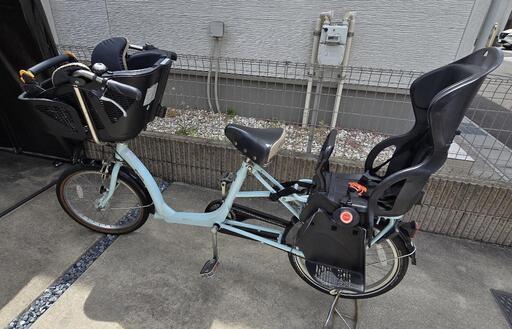 【終了】ママチャリ　子供2人乗せ　３段ギア
