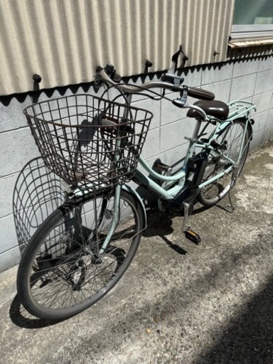 電動自転車 BS Assista prima グリーン　33★ ブリジストン Assista Prima 電動アシスト自転車 内装3段変速