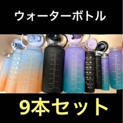 【3組セット価格】グラデーションカラー　ウォーターボトル　3サイ...