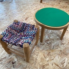 モロッコスツール 椅子とテーブルのセット　家具 椅子 