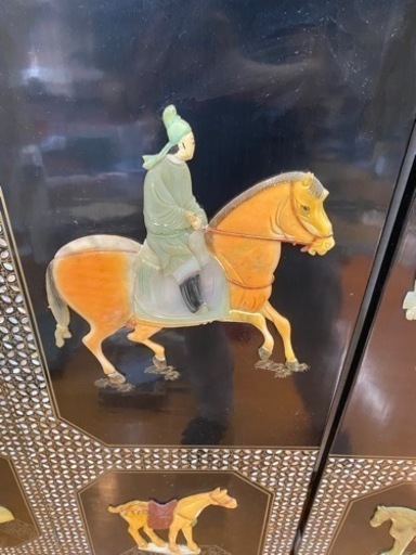 屏風 昆明市博物館 保証書あり