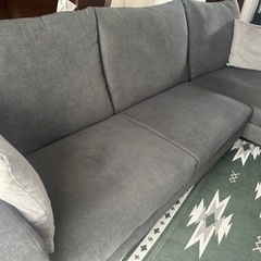 家具 L字型カワチソファー3人掛け