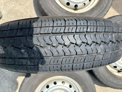 軽トラ用ノーマルタイヤホイールセット145R12交換コミ 軽トラック用 